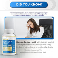 Ultra Cortisol Health - 13-In-1 with Ashwagandha, Phosphatidylserine, L-Theanine, Rhodiola - Max Absorption - Non-Gmo, Gluten-Free, Lab Tested - Made in USA (150 Count (Pack of 1))